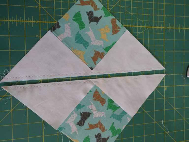 Flying geese quilt block image